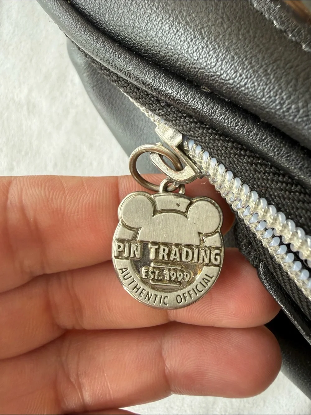 Disney pin trading display backpack bag w Mickey Mouse design